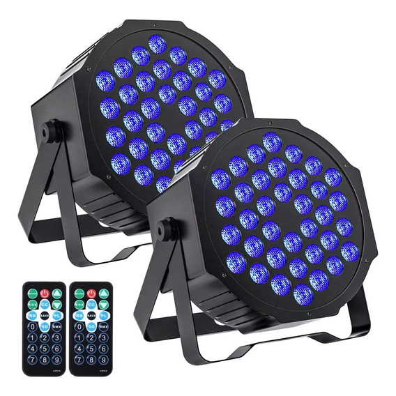 2piezas Cañon Led 36x1 Luces Rgb Rítmico Luces De Fiesta Dmx