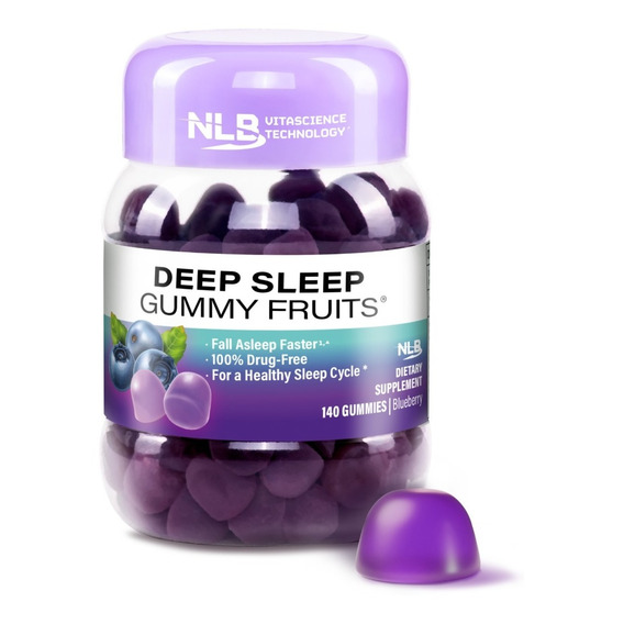 Sueño Profundo Deep Sleep Gummy Fruits® No Adicción 140 Pzas