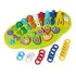Juego Cuenta Facil De Encastre Y Números Didáctico Calesita Color Multicolor