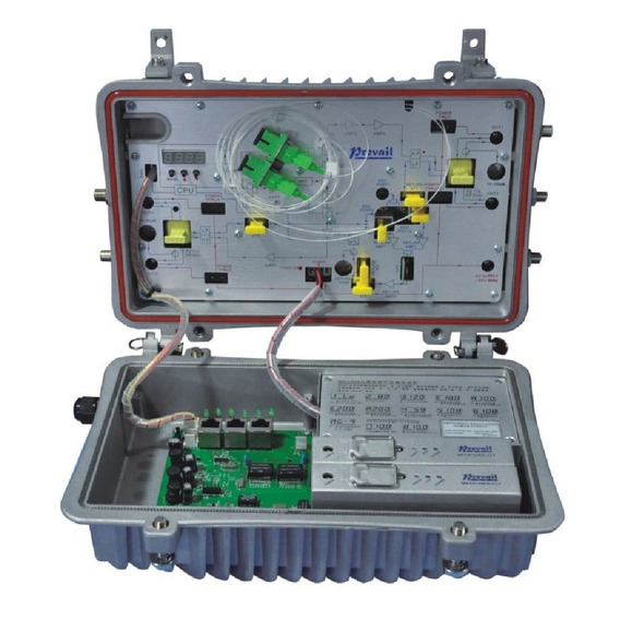 Nodo Optico Receptor 4 Salidas C/ Láser Dfb 50db 1 Ghz 60v