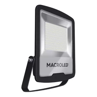 Reflector Led Macroled Flsv2-200 200w Con Luz Blanco Frío Y Carcasa Negro 110v/220v