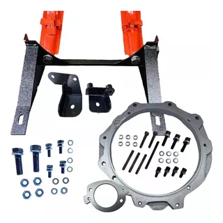 Kit Flange E Sub Chassis Para Motor Fox Ea111 X Câmbio Fusca