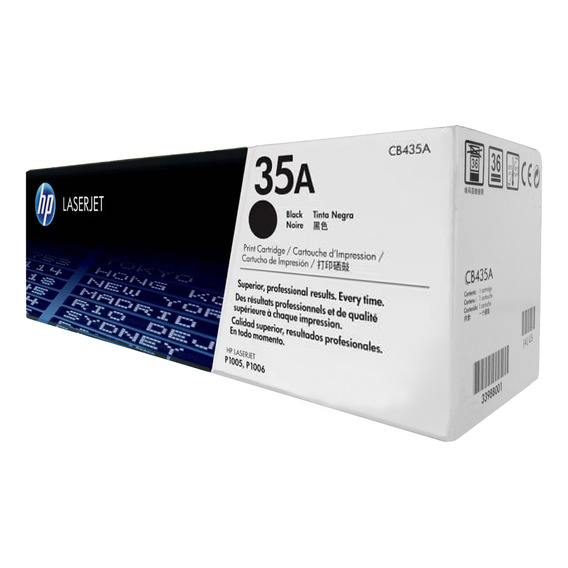 Toner Hp 35a (cb435a) Negro