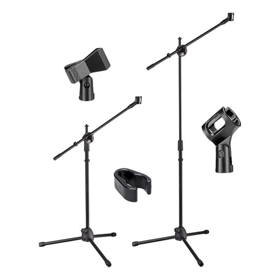 Atril Microfono Pedestal Con Boom Ajustable Profesional