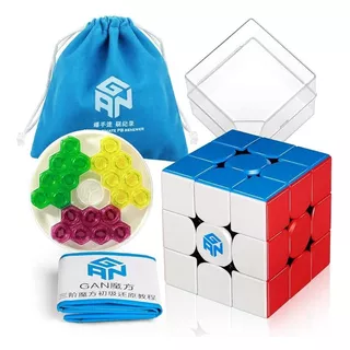 Gan 356 M Cubo Rubik 3x3 Magnetico Original Stickerless +ges