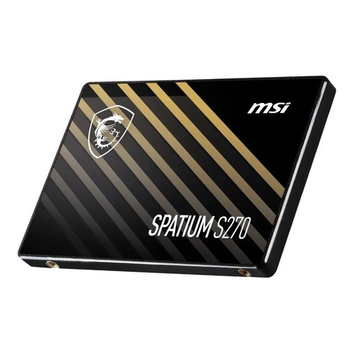 Disco Estado Solido Msi Spatium S270 120gb 2.5'' Ssd Sata Pc Color Negro