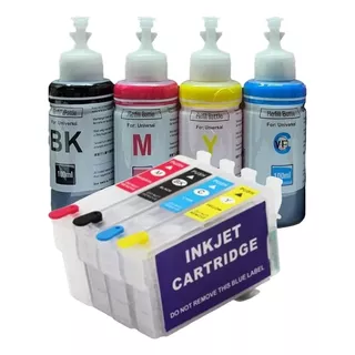 Cartucho Recargable Para Epson C67 - Cx3700+tintas