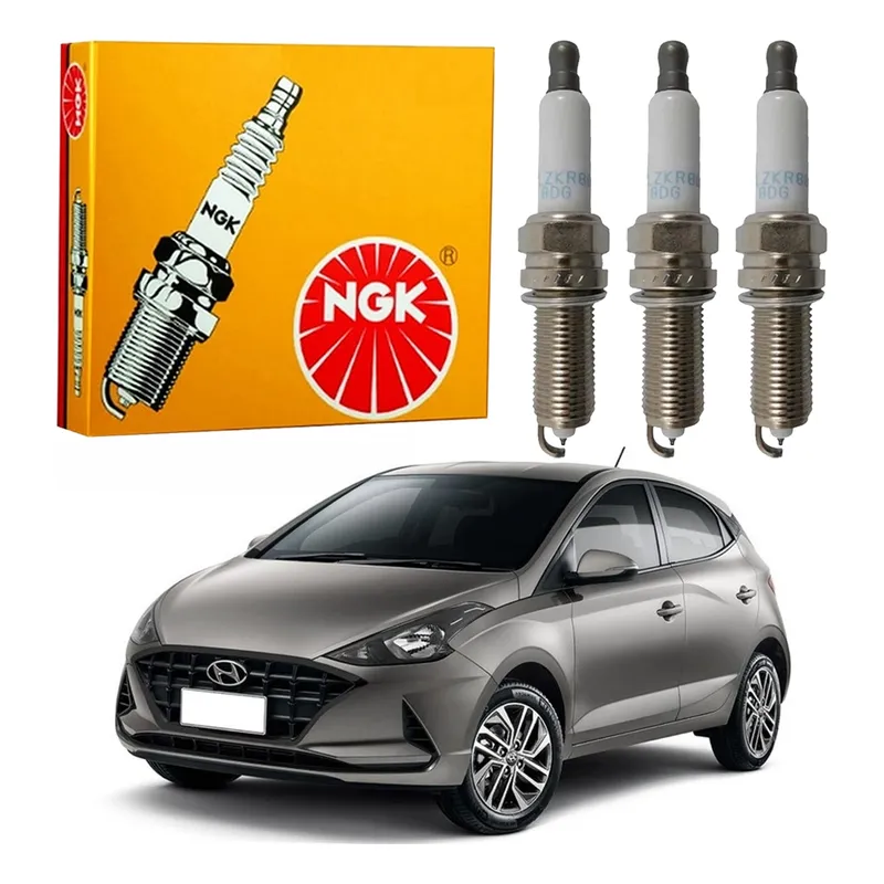 Jogo Vela Ngk Hb20 1.0 12v Turbo 2019 A 2022