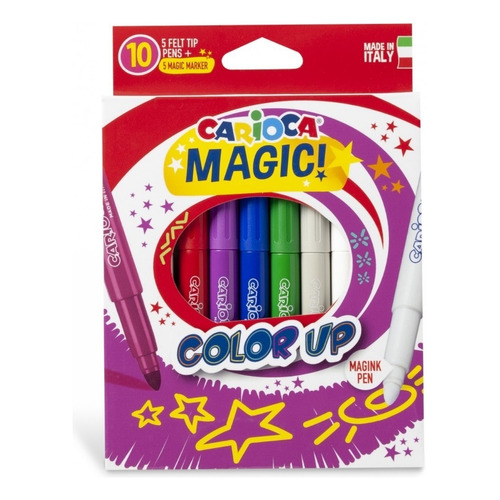 Marcadores Carioca Cambia Color Magic Color Up X10