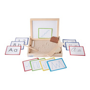 Bandeja Montessori+pizarra + 3 Jgos Tarjetas Ingenicrea