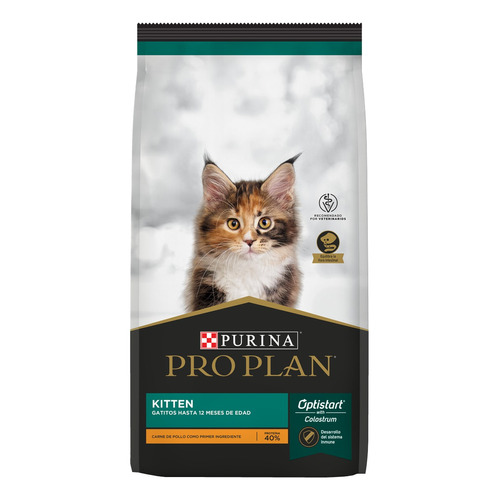 Alimento Pro Plan OptiStart Kitten para gato de temprana edad sabor pollo y arroz en bolsa de 1.5kg