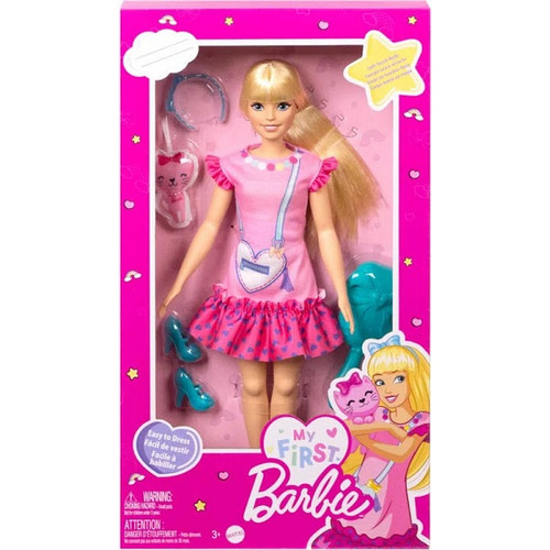 Mattel Mi primera muñeca Barbie rubia para dormir hll19