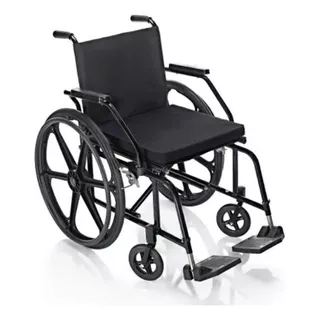 Cadeira De Rodas Pratica Com Assento Almofadado Prolife Cor Cinza-escuro
