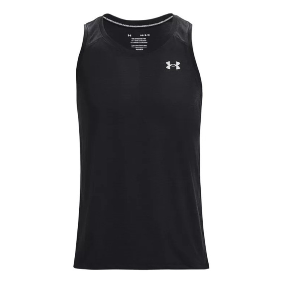 Playera Running Under Armour Streaker Negro Hombre 1361468-0