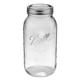 Frascos Mason Jars 64oz Boca Ancha 1.89 Lt.