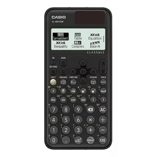 Calculadora Cientifica Casio Classwiz Fx-991cw 540 Funciones Color Negro