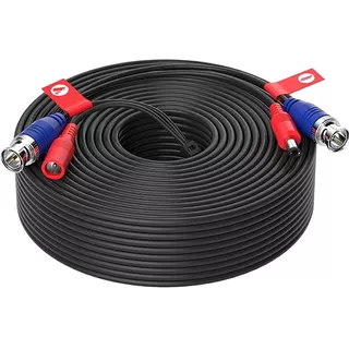 Cable Para Cámaras Seguridad Dvr Cctv Negro 30 Metros