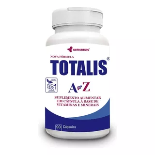 Totalis A A Z Multivitamínicos Catalmedic Sabor Neutro 90 Cápsulas