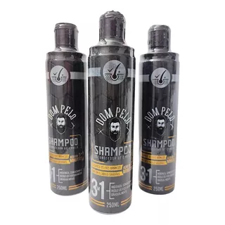 3 Shampoo Escurecedor Pra Cabelo Branco Fica Preto Testado 