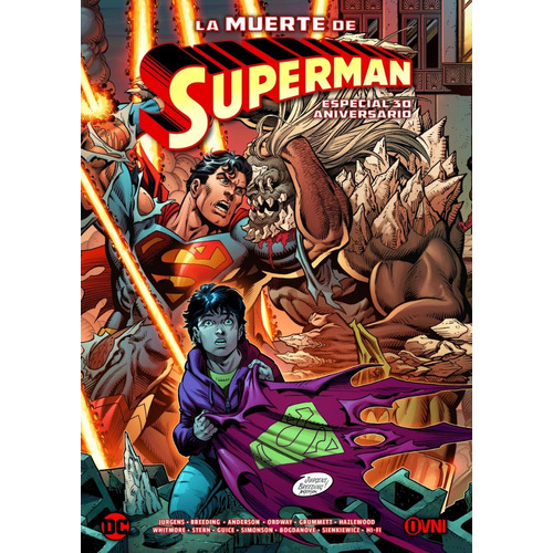 Cómic, Dc, La Muerte De Superman: 30 Aniversario Ovni Press