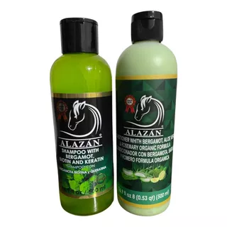 Alazan Shampoo Y Acondicionador, Duo 2 Pz. 500 Ml C/u 