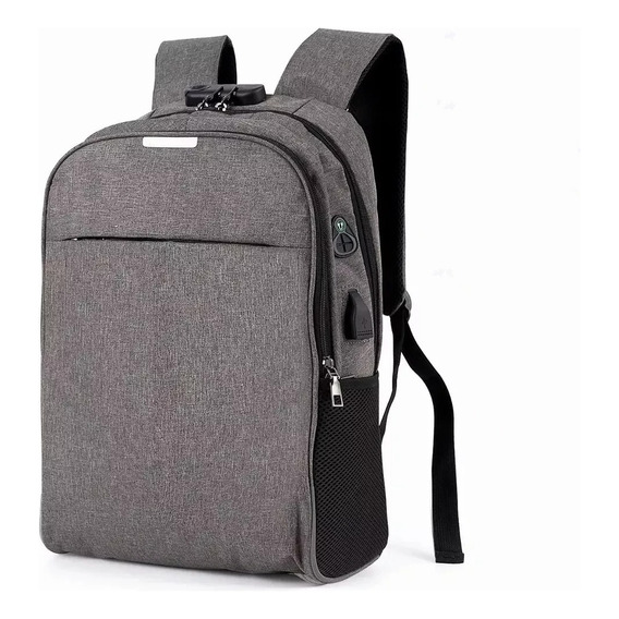 Ordenador Mochila Impermeable Antirrobo Con Puerto Usb