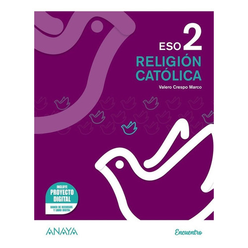 Eso 2 Religion Catolica (and;mur). 2021, De Aa.vv. Editorial Anaya Educacion, Tapa Blanda En Español