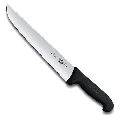 Cuchillo Victorinox Carnicero 31 Cm Fibrox 5.5203.31 Color Negro