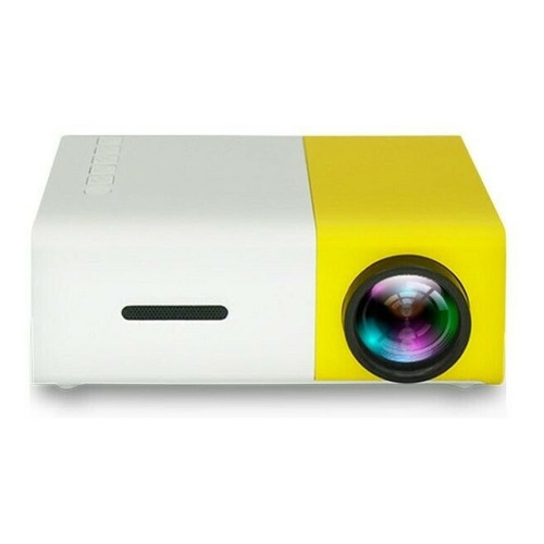 Mini Proyector Led Excelente One Pixel YG300 Amarillo