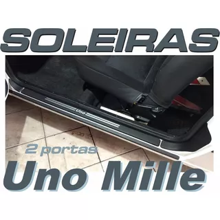 Soleiras Super Protetoras Fiat Uno Mille 2 Portas