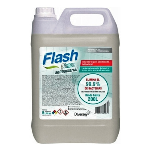 Desinfectante Antibacterial Flash X 5 Lts. 