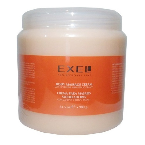 Crema Masajes Modeladores Exel Cafeina Y Reduc-trans 980 Grs