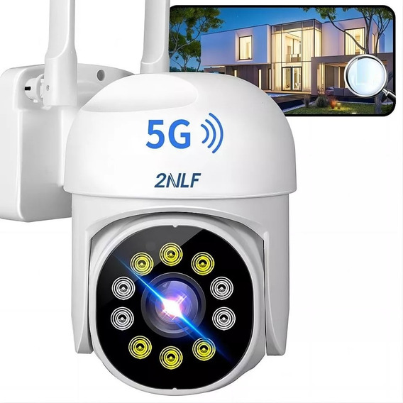 Cámara De Seguridad 2nlf�� Wifi Exterior Con Led Alarma