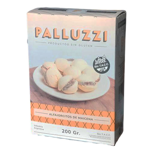 Alfajorcitos De Maicena Palluzzi X 200grs  ( Apto Celíacos)