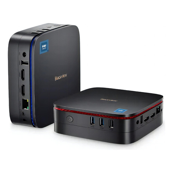 Mini Pc Blackview Mini Pc Mp60 Con Windows 11 , Intel Alder Lake N95, Placa Gráfica Intel Uhd, Memoria Ram De 16gb Y Capacidad De Almacenamiento De 512gb - 12v Color Negro