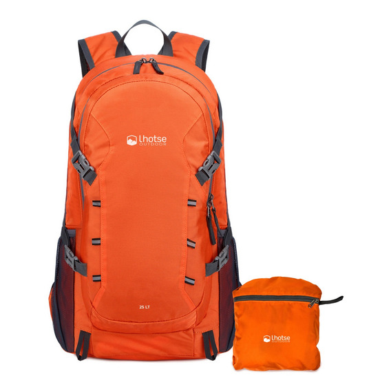 Mochila Outdoor Lhotse Plegable 25lt Naranja