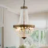 Kaiqi 4 Luces Estilo Imperio Frances, Mini Lampara De Crista
