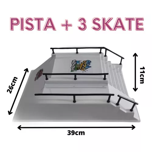 Pista Skate De Dedo Fingerboard Brinquedo Infantil Presente em