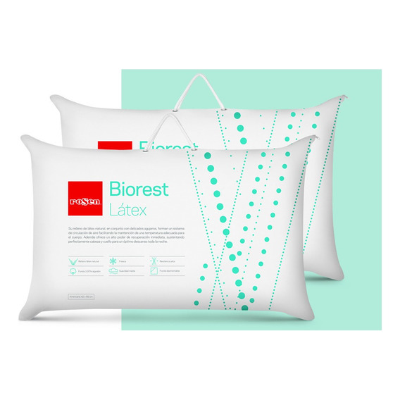 Rosen Set 2 Almohadas Biorest Americana