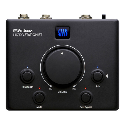 Controlador De Monitores Presonus Microstation Bt Bluetooth Color Negro