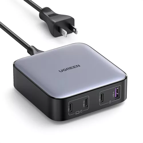 Ugreen Nexode 100w Gan Cargador Usb C, Cargador Multiple Con 4