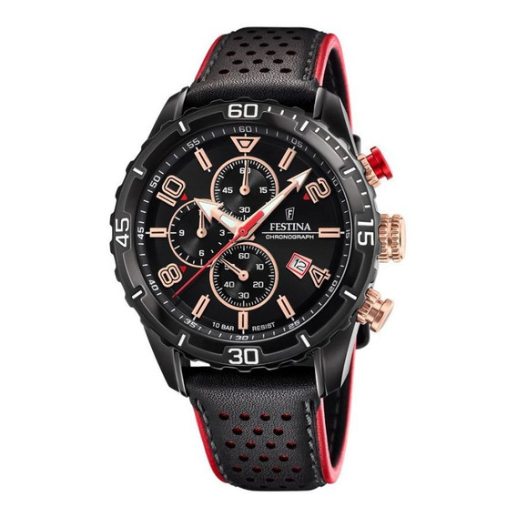 Reloj Festina F20519/4 Negro Rojo Hombre