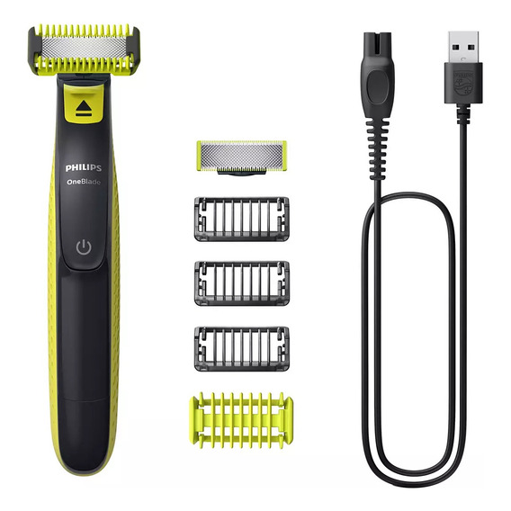 Afeitadora Oneblade Face And Body Qp2824/10 Philips Color Amarillo