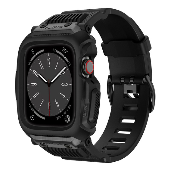 Correa Para Apple Watch + Case Sport Camuflaje Army Uso Rudo