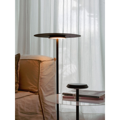 Lampara De Mesa Velador Pie Apoyo 2 Led 12w Deco Moderno Cie