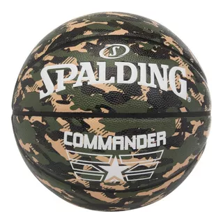 Balón Basketball Spalding Commander Camo #7 Militar // Bamo