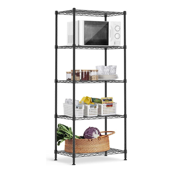 Estante Organizador Metálico De 5 Niveles De Cocina Baño