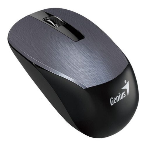 Mouse Wireless Blueeye Genius Nx-7015 - Negro - Inalambrico Color Iron Grey