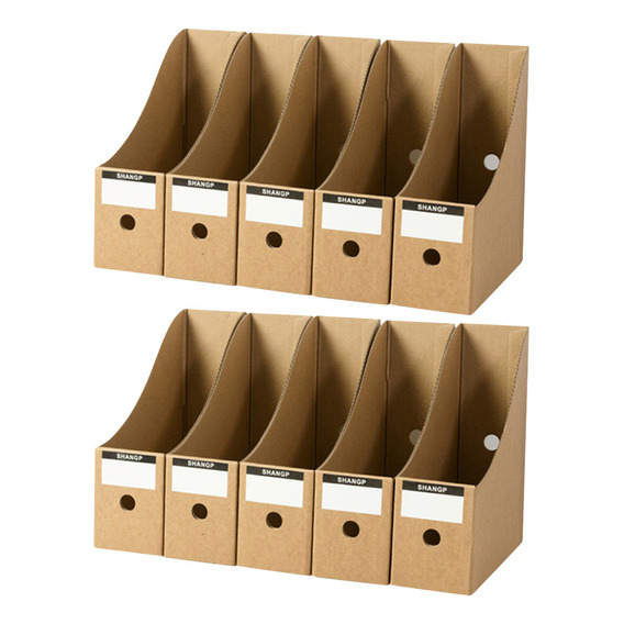 Caja De Cartón Para Archivar Archivos, Revistero, 10 Unidade