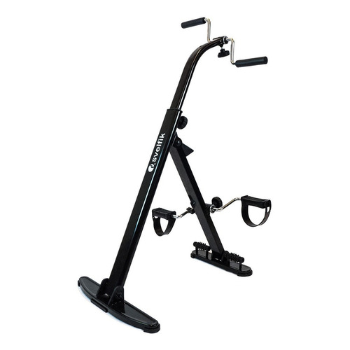 Bicicleta Fija Dual Cycle Rehabilitar Y Ejercicio Doble Od Color Negro